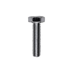 M4-.70x16mm Hex Head DIN 933 Cap Screw Class 8.8, Zinc