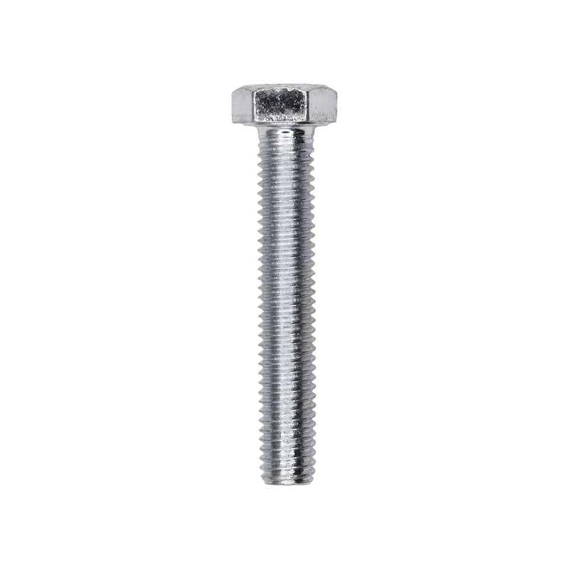 M5-0.80x30mm Hex Head DIN 933 Cap Screw Class 8.8, Zinc