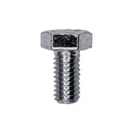 M6-1.0x12mm Hex Head DIN 933 Cap Screw Class 8.8, Zinc