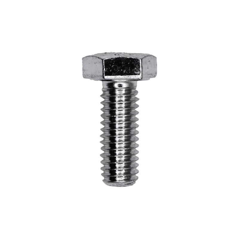 M6-1.0x16mm Hex Head DIN 933 Cap Screw Class 8.8, Zinc