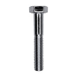 M6-1.0x35mm Hex Head DIN 931 Cap Screw Class 8.8, Zinc