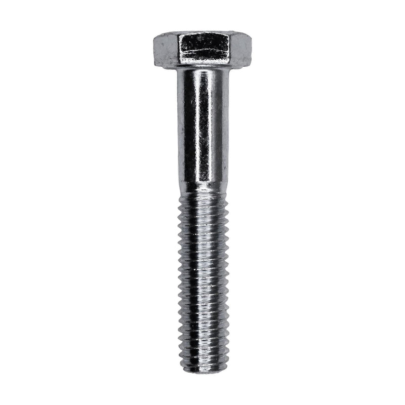 M6-1.0x35mm Hex Head DIN 931 Cap Screw Class 8.8, Zinc