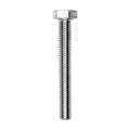 M6-1.0x45mm Hex Head DIN 931 Cap Screw Class 8.8, Zinc