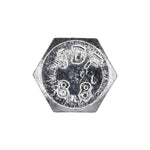 M7-1.0x25mm Hex Head DIN 933 Cap Screw Class 8.8, Zinc