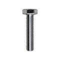 M8-1.25x35mm Hex Head DIN 931 Cap Screw Class 8.8, Zinc