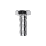 M10-1.5x25mm Hex Head DIN 933 Cap Screw Class 8.8, Zinc
