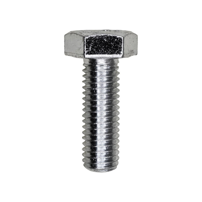 M10-1.5x30mm Hex Head DIN 933 Cap Screw Class 8.8, Zinc