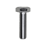 M10-1.5x35mm Hex Head DIN 933 Cap Screw Class 8.8, Zinc