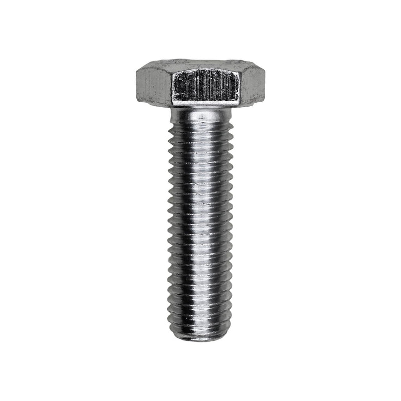 M10-1.5x35mm Hex Head DIN 933 Cap Screw Class 8.8, Zinc