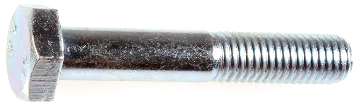 M10-1.5x60mm Hex Head DIN 931 Cap Screw Class 8.8, Zinc