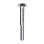 M10-1.5x70mm Hex Head DIN 931 Cap Screw Class 8.8, Zinc