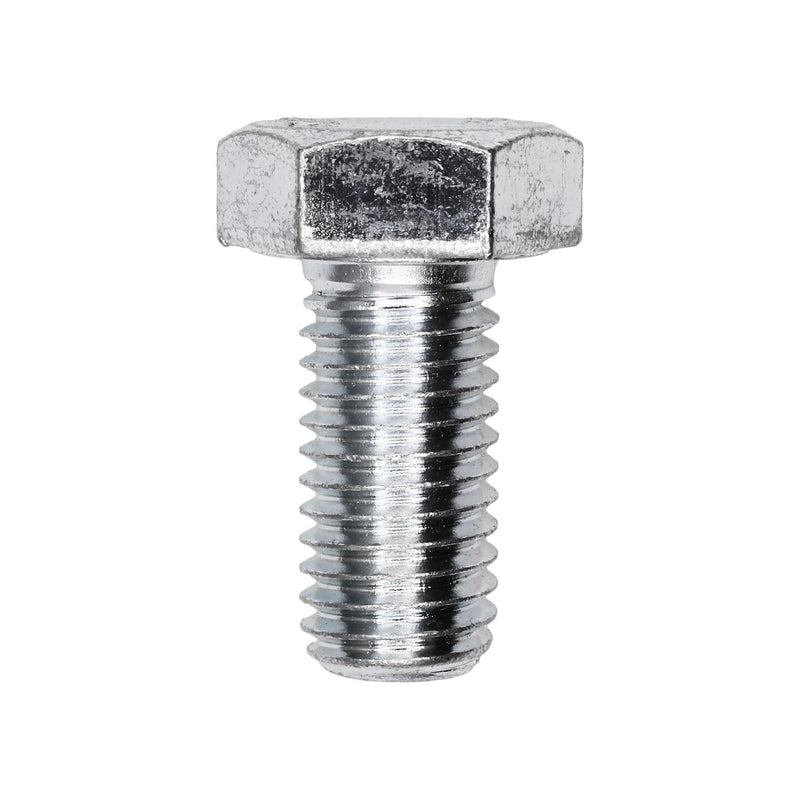 M12-1.75x25mm Hex Head DIN 933 Cap Screw Class 8.8, Zinc