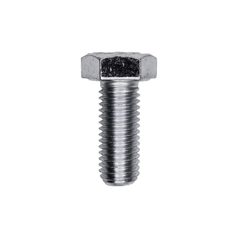 M12-1.75x30mm Hex Head DIN 933 Cap Screw Class 8.8, Zinc