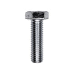 M12-1.75x40mm Hex Head DIN 933 Cap Screw Class 8.8, Zinc