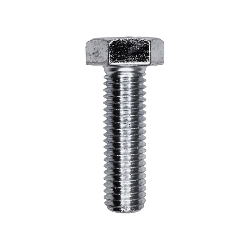 M12-1.75x40mm Hex Head DIN 933 Cap Screw Class 8.8, Zinc