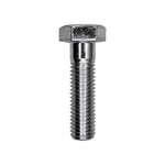 M12-1.75x45mm Hex Head DIN 931 Cap Screw Class 8.8, Zinc