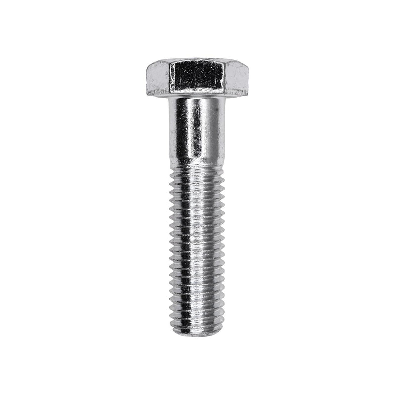 M12-1.75x50mm Hex Head DIN 931 Cap Screw Class 8.8, Zinc