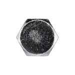 M12-1.75x50mm Hex Head DIN 931 Cap Screw Class 8.8, Zinc
