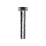 M12-1.75x60mm Hex Head DIN 931 Cap Screw Class 8.8, Zinc
