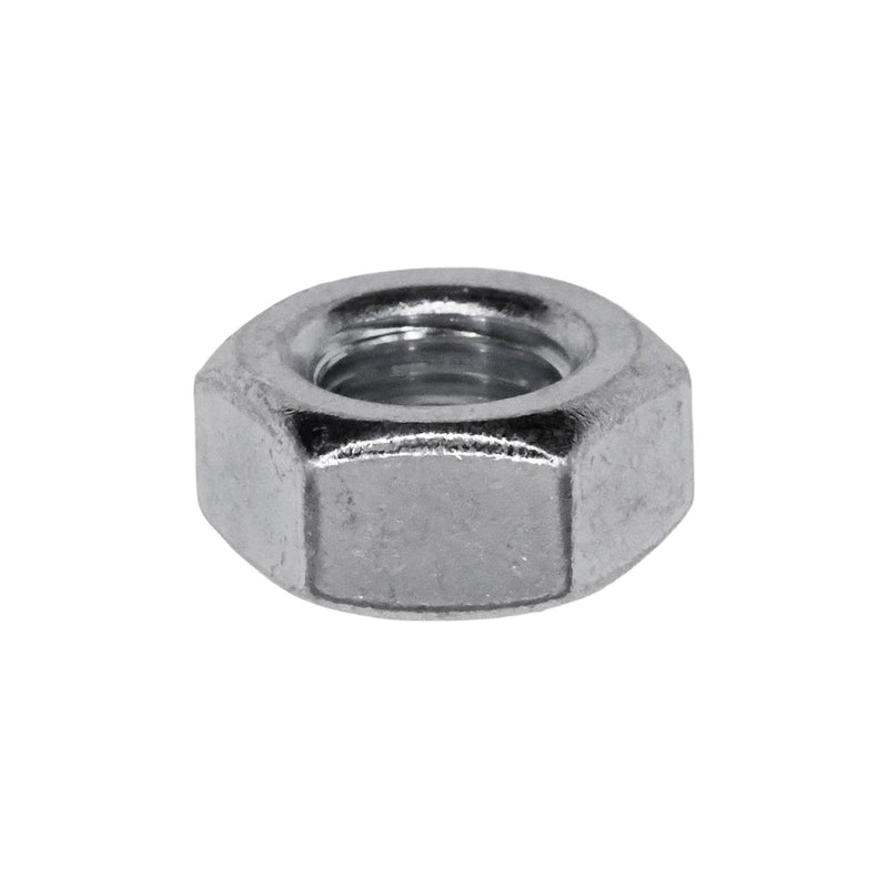 M8-1.0 DIN 934 Metric Hex Nuts, Zinc