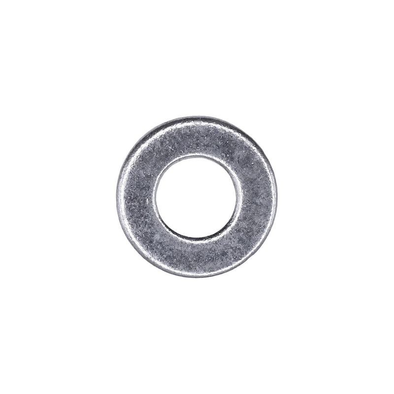 4mm DIN 125 Metric Flat Washer, 1.3mm ID, 9mm OD, Zinc