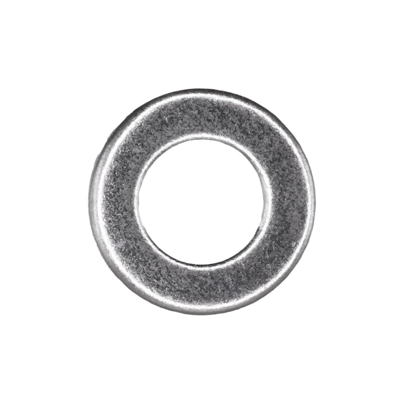 7mm DIN 125 Metric Flat Washer, 7.4mm ID, 14mm OD, Zinc