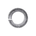 4mm DIN 127 Metric Lock Washers, 4.1mm ID, 7.4mm OD, Zinc