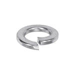 10mm DIN 127 Metric Lock Washers, 10.2mm ID, 17.5mm OD, Zinc, Spring Steel