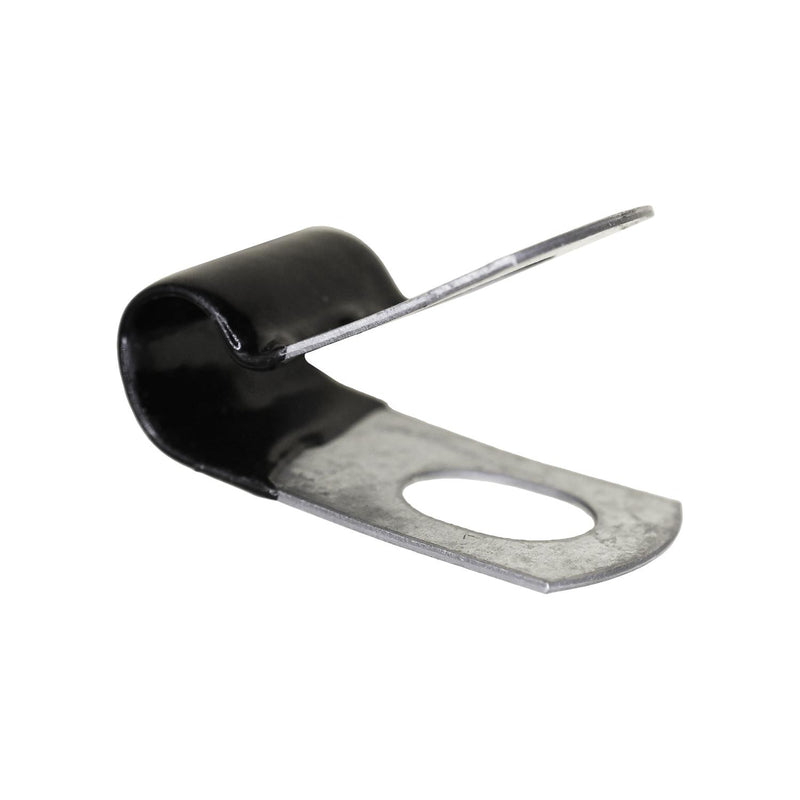 1/4" Closed Clamp - Galvanized Vinyl Coated