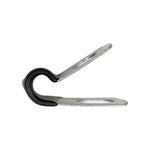 1/4" Closed Clamp - Galvanized Vinyl Coated