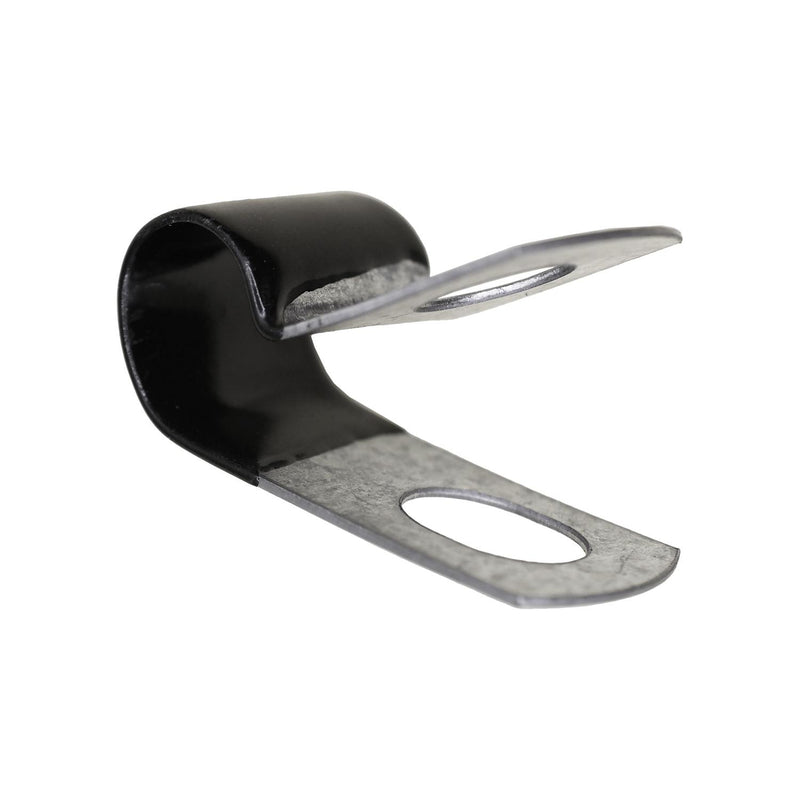 3/8" Closed Clamp - Galvanized Vinyl Coated