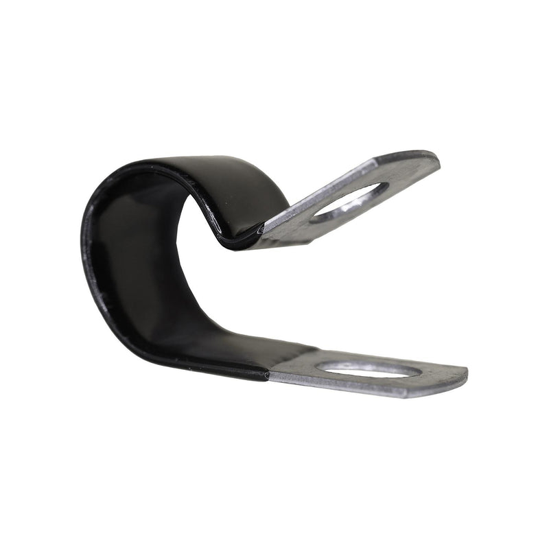 5/8" Closed Clamp - Galvanized Vinyl Coated
