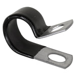 3/4" Closed Clamp - Galvanized Vinyl Coated