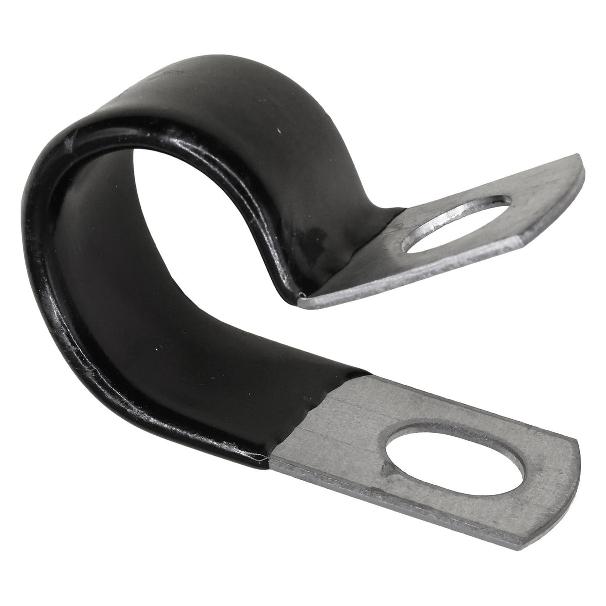 3/4" Closed Clamp - Galvanized Vinyl Coated