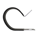 1-1/2" Closed Clamp - Galvanized Vinyl Coated