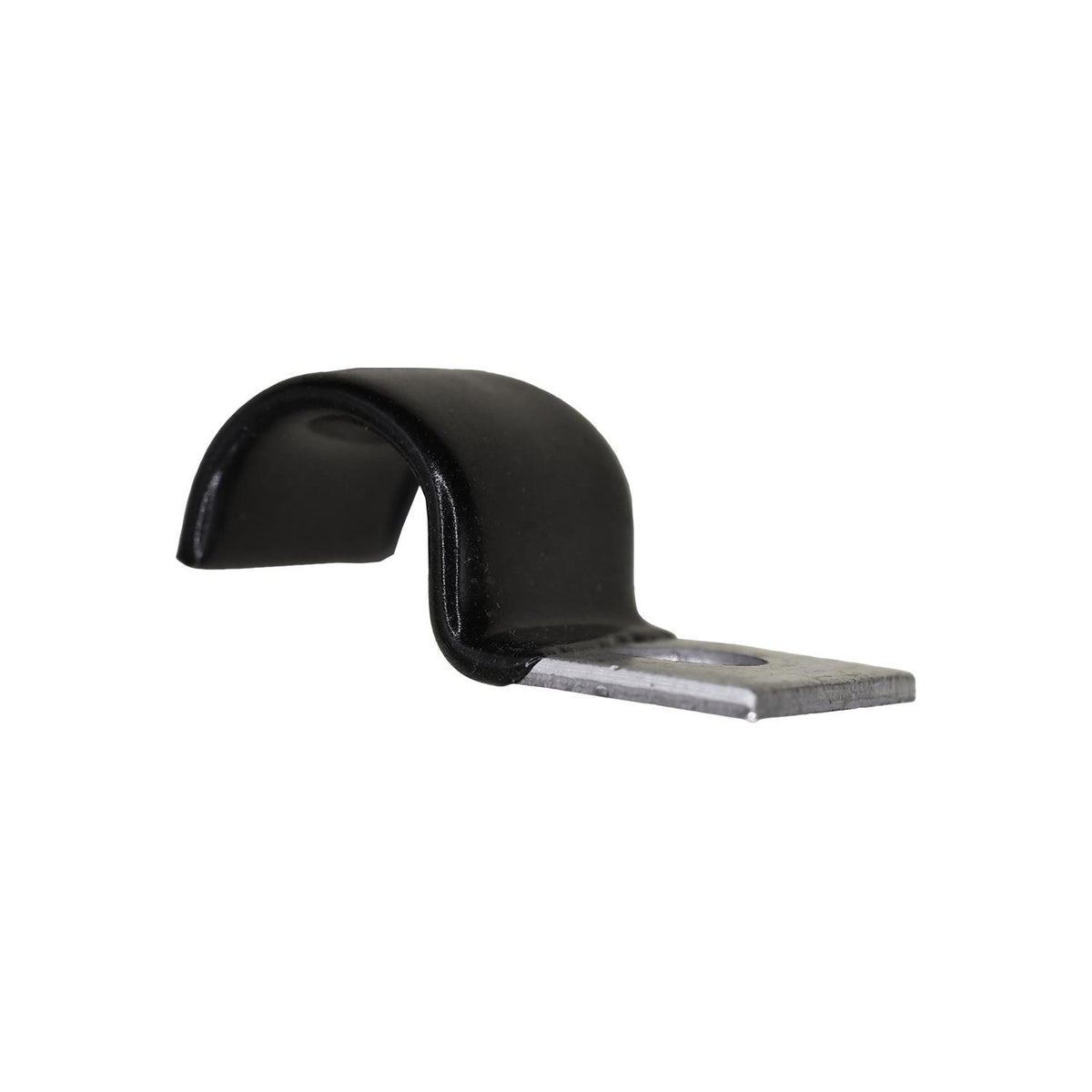 7/16" Insulated Half-Clamp - Galvanized Vinyl Coated