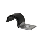 1/2" Insulated Half-Clamp - Galvanized Vinyl Coated