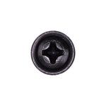 #8x5/8" Phillips Oval Head SEMS with Tapping Screw, Type A/AB, Black Oxide
