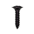 #8x11/16" Phillips Oval Head SEMS with Tapping Screw, Type A/AB, Black Oxide