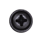 #8x1-1/4" Phillips Oval Head SEMS with Tapping Screw, Type A/AB, Black Oxide