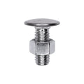 3/8"-16x1" Pan Head Bumper Bolt Stainless Steel with Hex Nut, Zinc