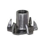 1/4"-20 Tee Nuts 6 Prong, Plain, 1/4"-20x7/16"