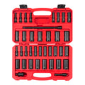 3/8 Inch Drive Deep 6-Point Impact Socket Set with Case, 37-Piece (1/4 - 1 in., 6 - 24 mm)
