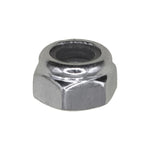 M5-0.80 Nylon Metric Insert Lock Nut DIN 985, Zinc