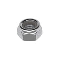 M6-1.0 Nylon Metric Insert Lock Nut DIN 985, Zinc