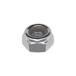 M6-1.0 Nylon Metric Insert Lock Nut DIN 985, Zinc