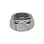 M10-1.5 Nylon Metric Insert Lock Nut DIN 985, Zinc