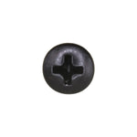 #10x1/2" Phillips Oval Head Tapping Screw, Type A/AB, Black Oxide