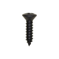 #10x3/4" Phillips Oval Head Tapping Screw, Type A/AB, Black Oxide