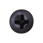 #10x3/4" Phillips Oval Head Tapping Screw, Type A/AB, Black Oxide
